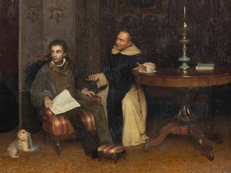 1849-Filippo Mastellari - Contrasto religioso